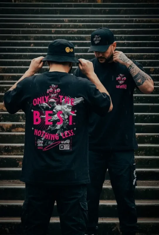 premium streetwear outfit by The 10/10 Boys with layered outerwear and visible branded details