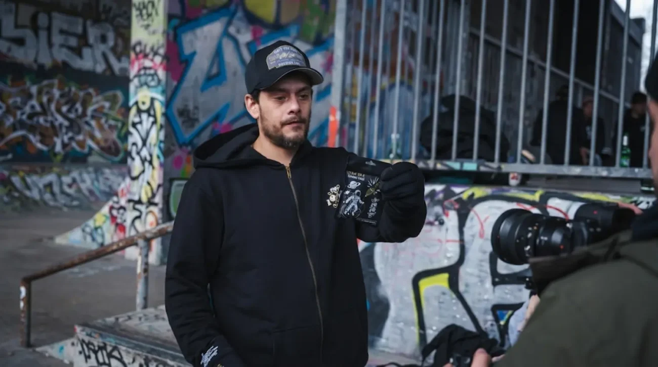 The 10/10 Boys charging cable advert with Marcos Baines as part of the skate collaboration