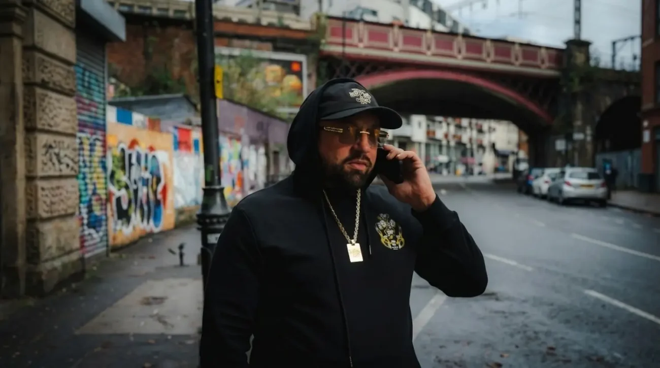 The 10/10 Boys premium streetwear outfit for Shisha Fair Frankfurt with black hoodie.
