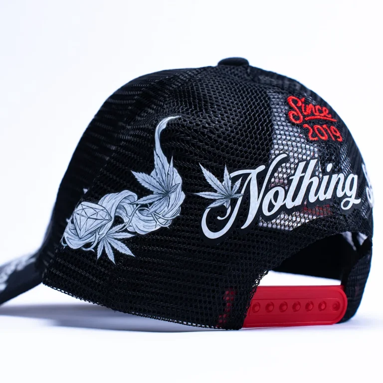 10/10 Boys Angel Hat trucker cap with angel artwork and red embroidery