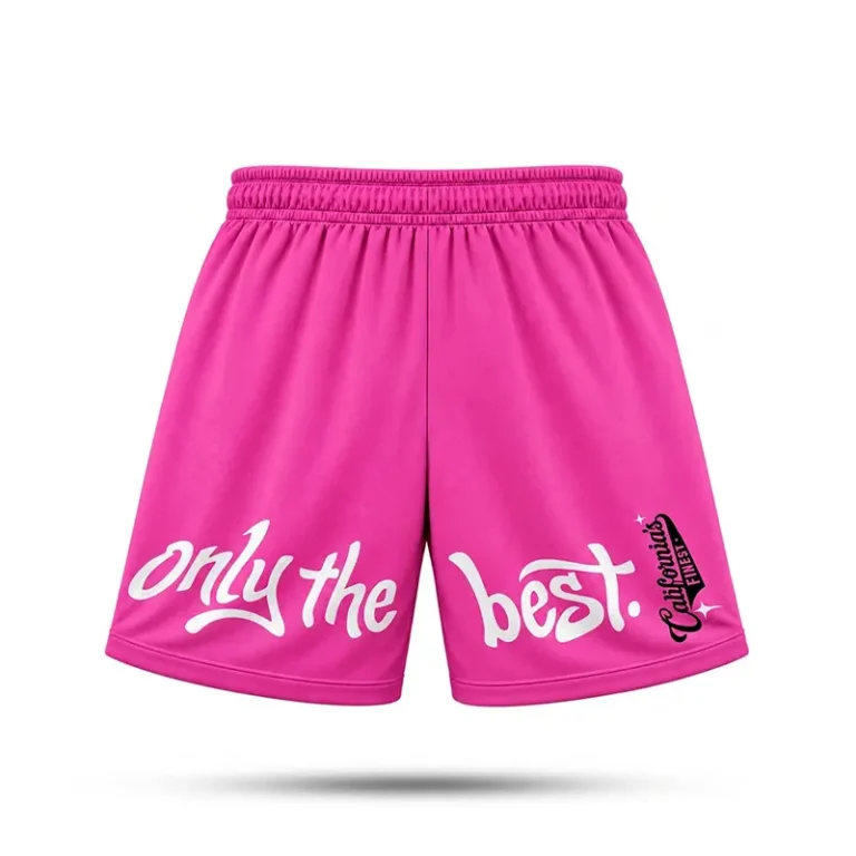 California's Finest pink shorts - back