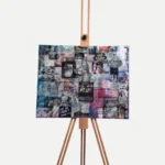 Panel 2 of the Original 10/10 Canvas Set by GavinBrownArt, built around ART LIFE, front view