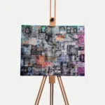 Panel 4 of the Original 10/10 Canvas Set by GavinBrownArt, carrying the High Standards line, front view